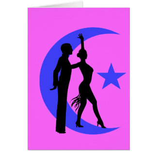 Cartão Dança de salão de baile