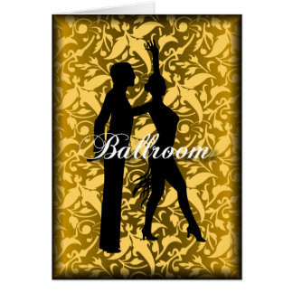 Cartão Dança de salão de baile