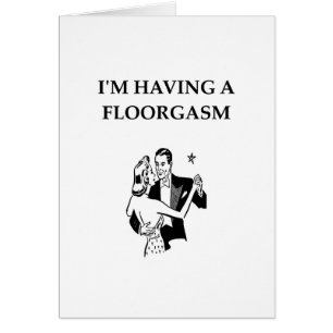 Cartão dança de salão de baile