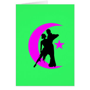 Cartão Dança de salão de baile