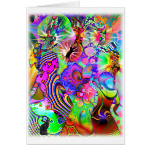 Cartão Dança do Fractal