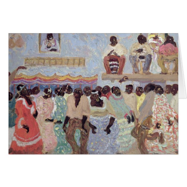 Cartão Dança do negro (Frente Horizontal)