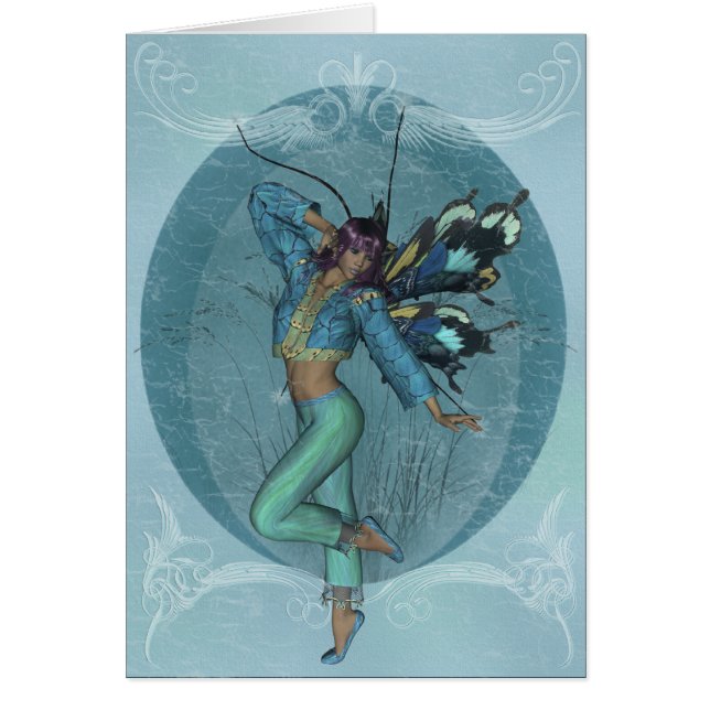 Cartão Dança do país das fadas (Frente)