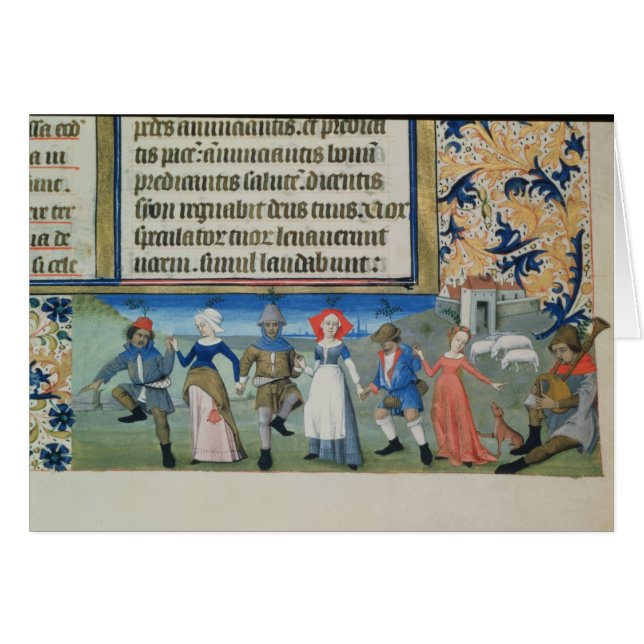 Cartão Dança dos pastores (Frente Horizontal)