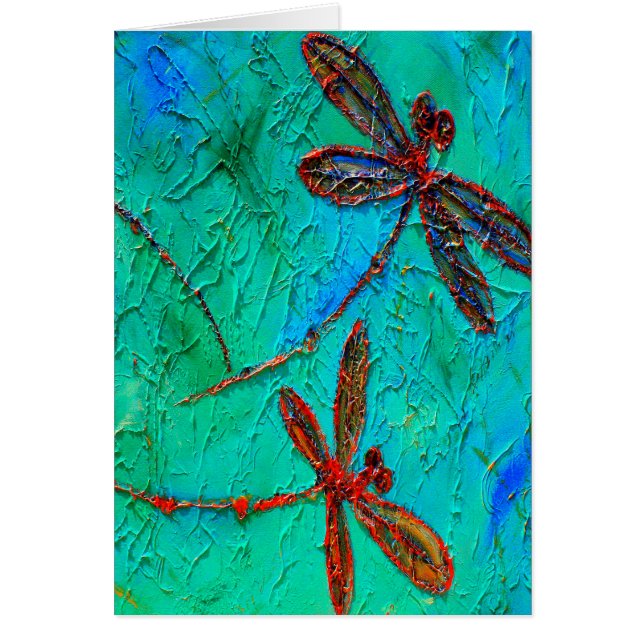 Cartão Dança Dragonfly (Frente)