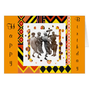 Cartão Dança e alegria_