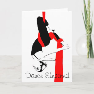 Cartão Dança elevado, Gêmeos, duas cores