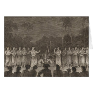 Cartão Dança, Hapaee, Tonga