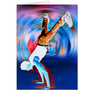 Cartão Dança invertida da rua!