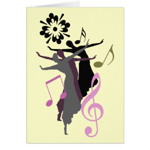 Cartão Dança louca!