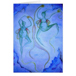 Cartão Dança na obscuridade