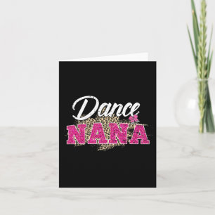 Cartão Dança Nana Leopardo Divertida Dançando Nana Dia da