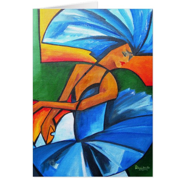 Cartão Dança no azul 2008 (Frente)