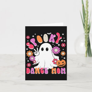 Cartão Dança Spooky Mãe Dançarina Halloween Mamãe Dançand