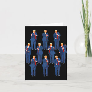 Cartão Dança Trump 4 De Julho E Trump Dia Dos Pais