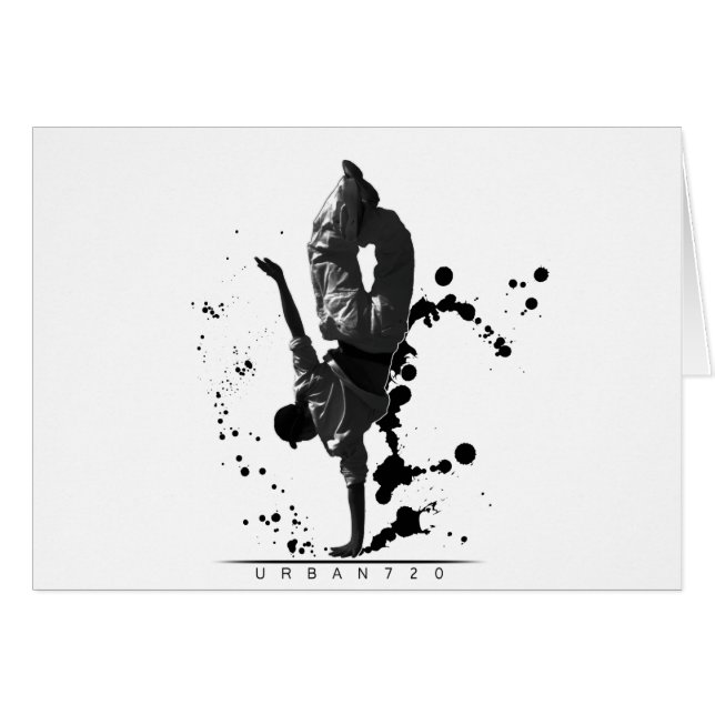 Cartão Dança urbana (Frente Horizontal)