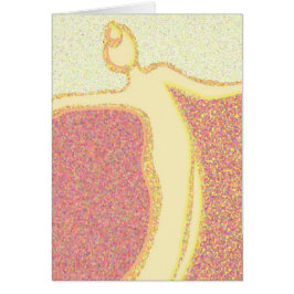 Cartão Dançar com sua música interior