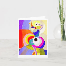 Cartão Dançarina de Flamenco, por Sonia Delaunay, 1916