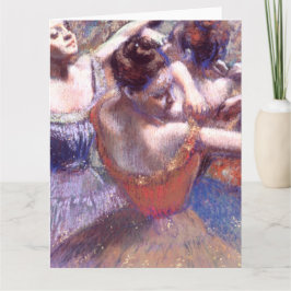 Cartão Dançarinas 1899 Edgar Degas   