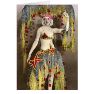 Cartão Dançarino 3 do casino de Parisienne