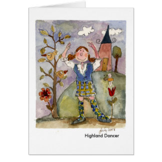 Cartão Dançarino das montanhas