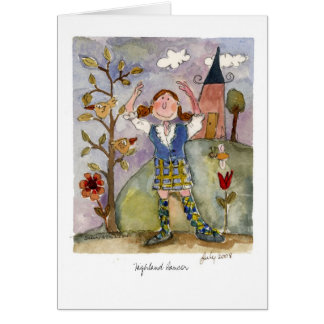 Cartão Dançarino das montanhas