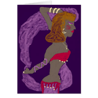 Cartão Dançarino de barriga 2: Santamente