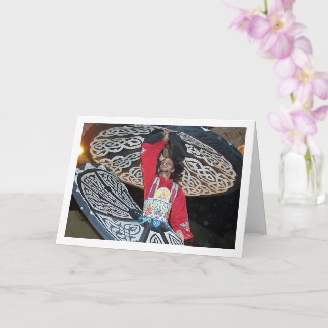 Cartão Dançarino Egípcio Tanoura (Orquídea)