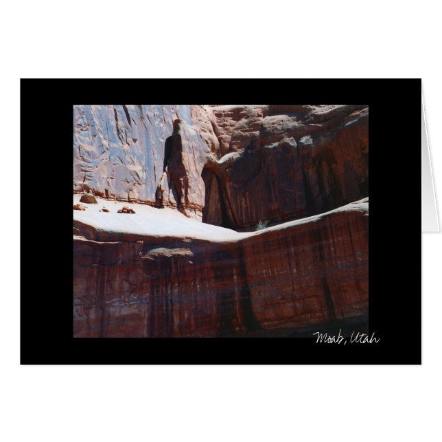 Cartão Dançarino Sombra (Frente Horizontal)