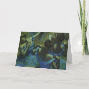Cartão Dançarinos azuis por Edgar Degas, Impressionismo