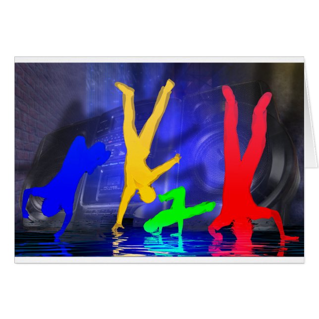 Cartão Dançarinos da ruptura (Frente Horizontal)