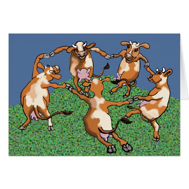 Cartão Dançarinos por Mootisse (Frente Horizontal)