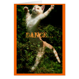 Cartão Dance como ninguém está olhando, Dance...
