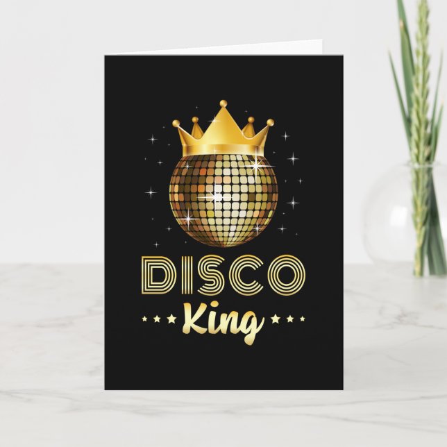 Cartão Dance Dancing Disco King Dancer Party Gift Idea (Frente)