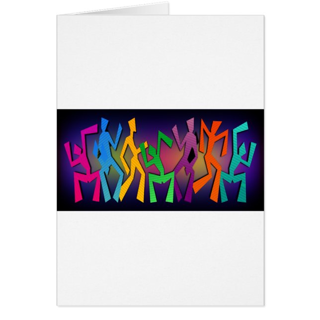 Cartão Dance Party (Frente)