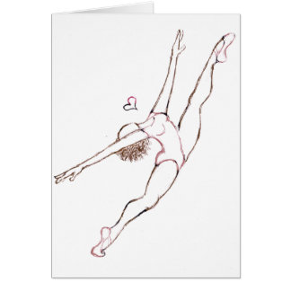 Cartão Dance seu coração para fora