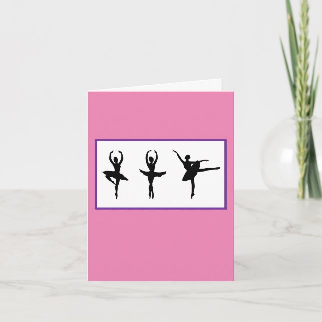 Cartão Dance Teacher Thank You Card (Frente)