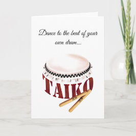 Cartão Dance to the beat of your own drum