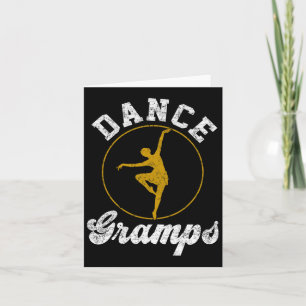 Cartão Dance Vô Dançarino Amante Dia dos Pais 