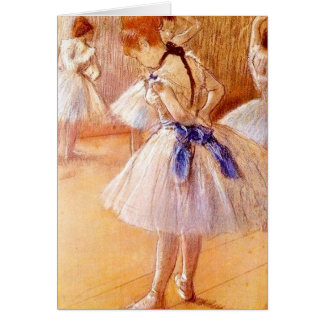 Cartão Dancer de Degas