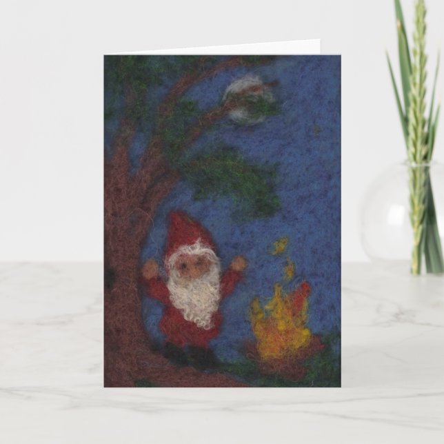 Cartão Dancing around the Fire (Frente)