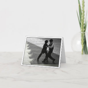 Cartão Dancing Couple Notecard