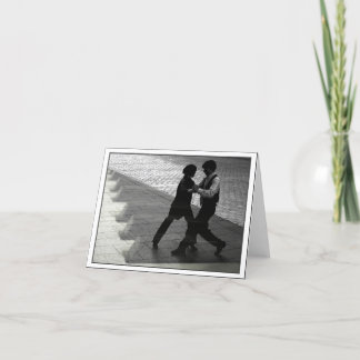 Cartão Dancing Couple Notecard