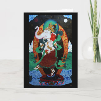Cartão Dancing Ganesh Greeting Card