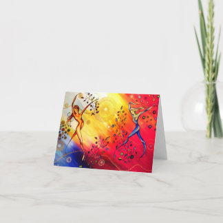 Cartão "Dancing" greeting card by CatherineHayesArt