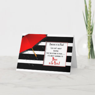 Cartão Dancing in the Rain Mug - Encouragement