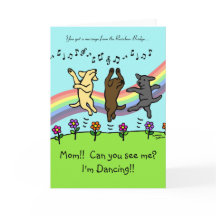 Dancing Labradors at the Rainbow Bridge