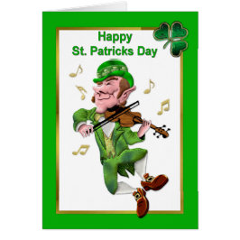 Cartão Dancing Leprechauun