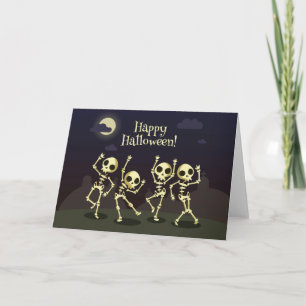 Cartão Dancing Skeletons