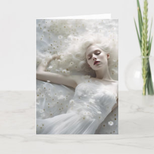 Cartão Dandelion Dreaming Mulher